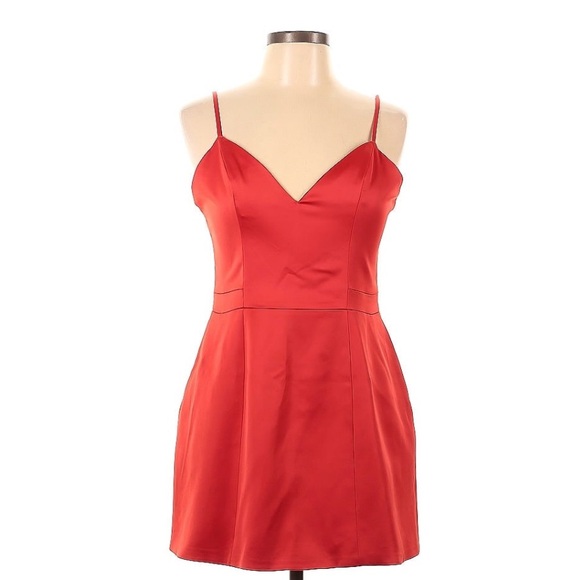 NWOT House Of CB London The Luigia Red Mini Dress - Picture 2 of 6
